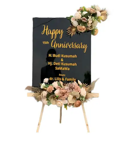 Papan Bunga Akrilik Tlogomas