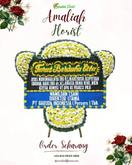 Papan Bunga Duka Tlogomas